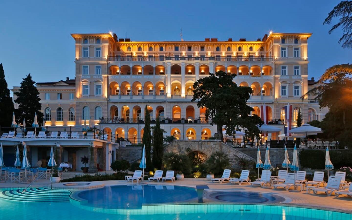 Grand Hotel Kvarner Palace, Crikvenica, Kvarner Riviera, Kroatien