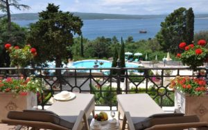 Grand Hotel Kvarner Palace, direkt am Meer in Crikvenika, Kvarner Riviera, Kroatien
