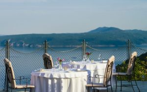 Hotel Draga di Lovrana, mit Meerblick, hoch über Lovran, Kvarner, Kroatien