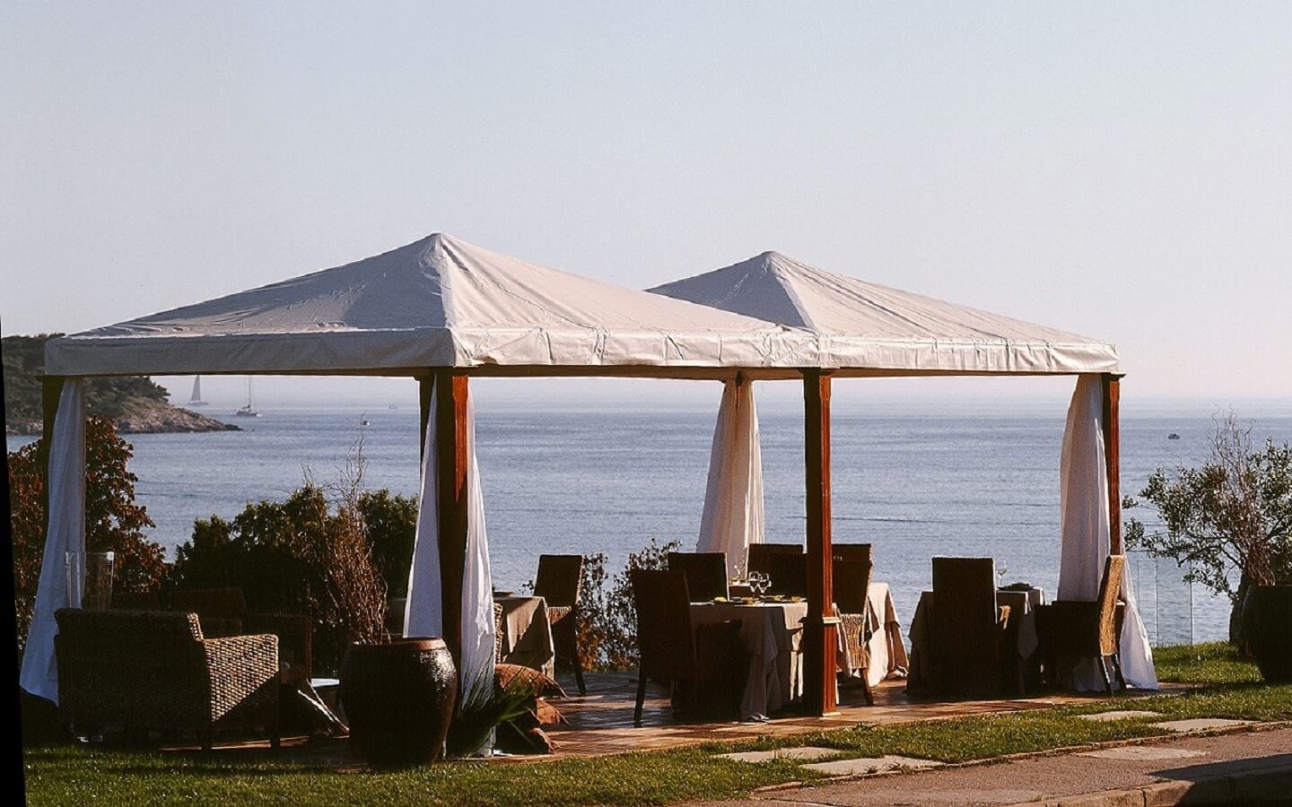 Design Hotel Valsabbion, direkt am Meer bei Pula, Istrien, Kroatien.