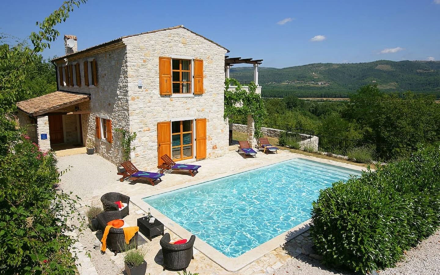 Casa Lucia, Ferienhaus mit Pool bei Motovun, Istrien, Kroatien