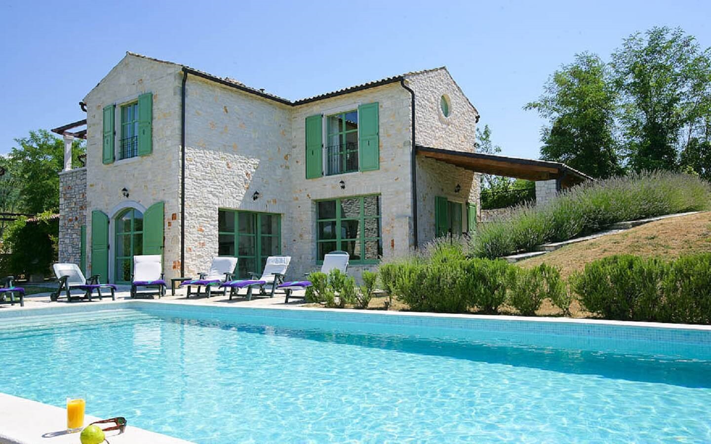 Villa Scarlett, Ferienhaus mit Pool in Motovun, Istrien, Kroatien