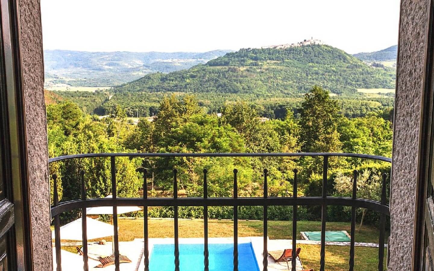 Villa Bazjaki, Ferienhaus mit Pool bei Motovun, Istrien, Kroatien